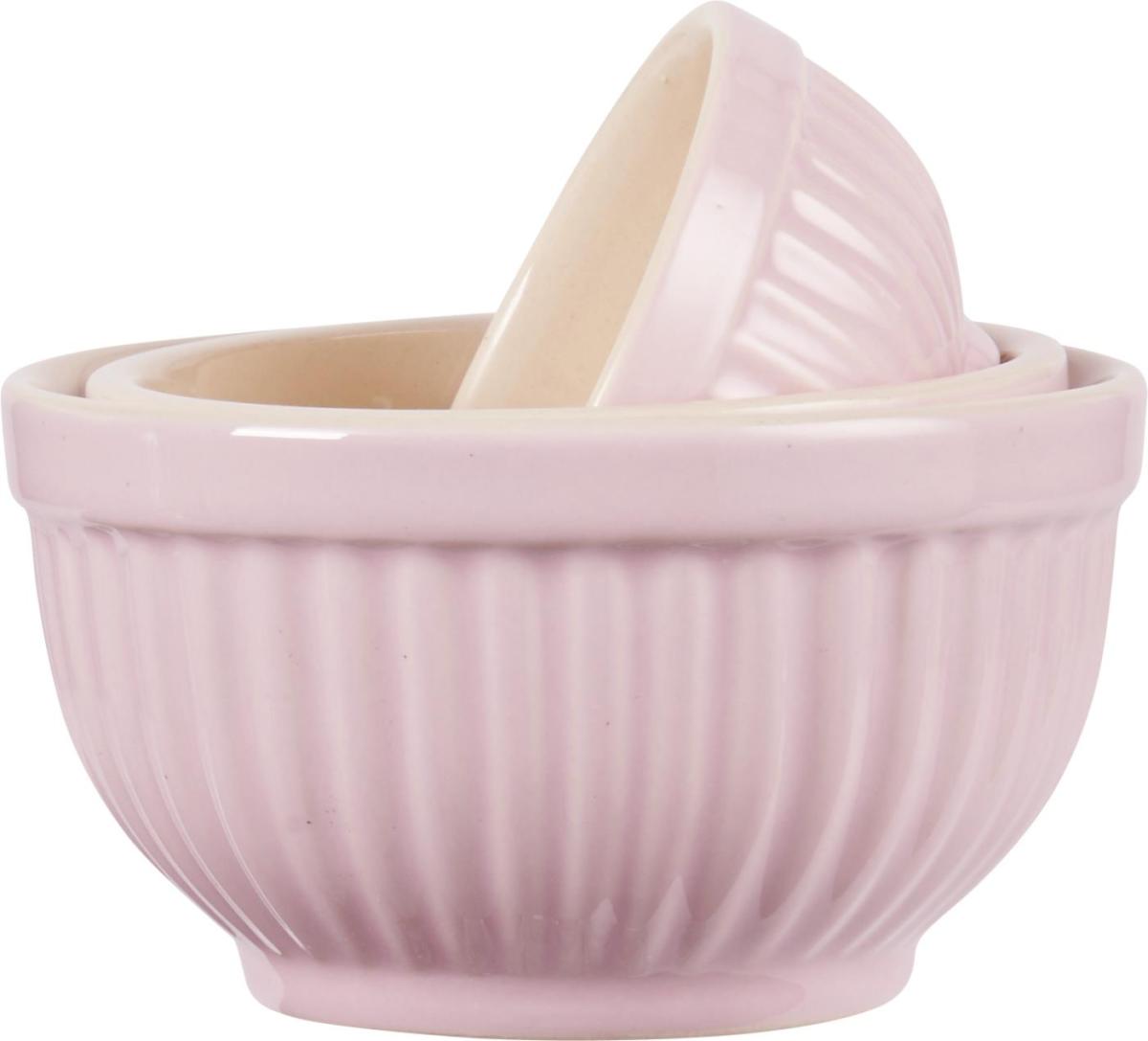 Mynte Set med keramikskålar mini 3 st Rosa - Hus-modern.se