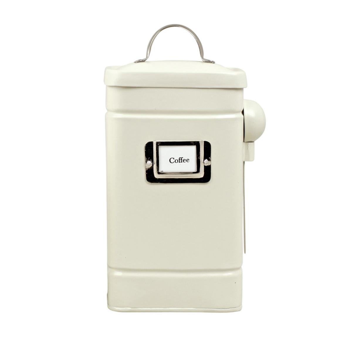  Plåtburk Hilma Kaffe Off White/Nickel - Hus-modern.se