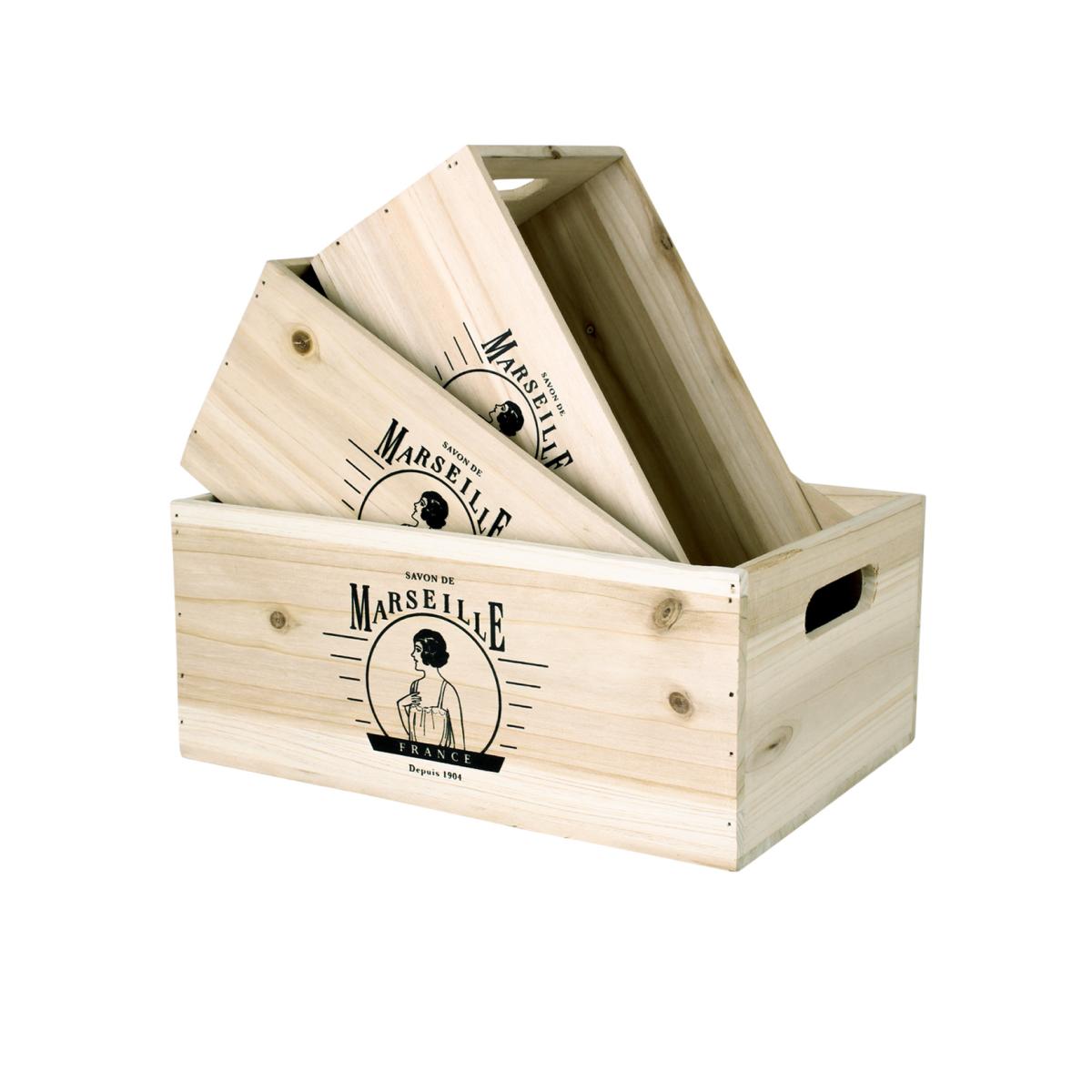  Trälådor Marseille 3 pack - Hus-modern.se