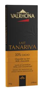 Valrhona Tanariva 33% mjölkchokladkaka 70 g - Hus-modern.se