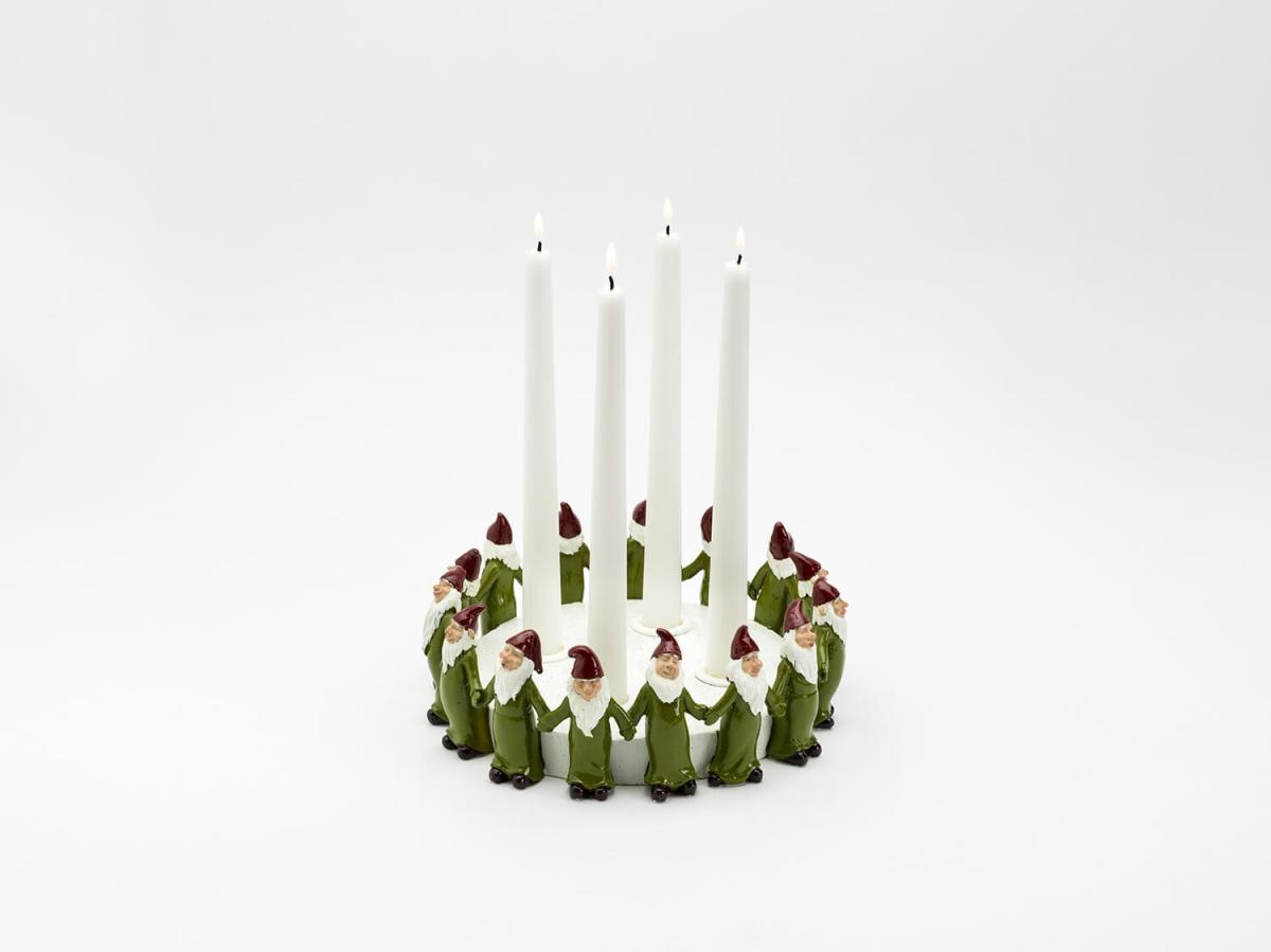  Tomtering Adventsljusstake grön - Hus-modern.se