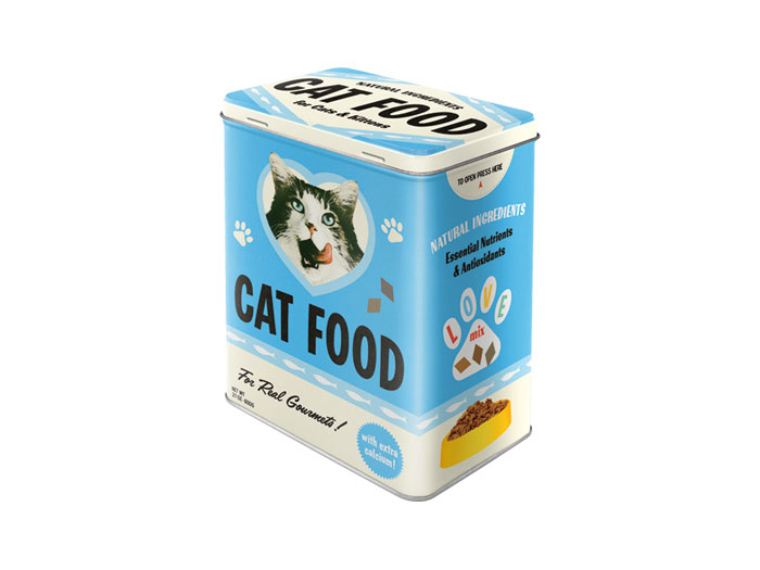 Plåtburk Cat food - Hus-modern.se