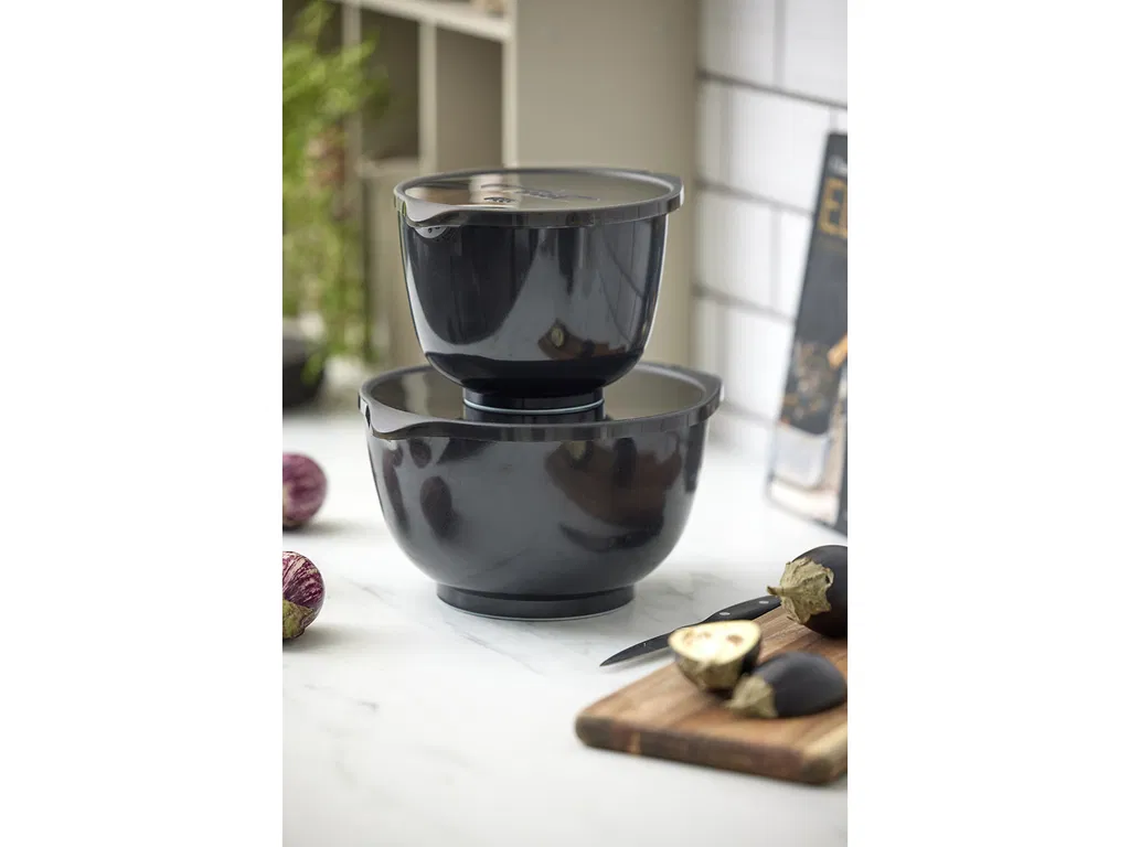  Set med 2 Marghereteskålar inkl lock - Svart - Hus-modern.se