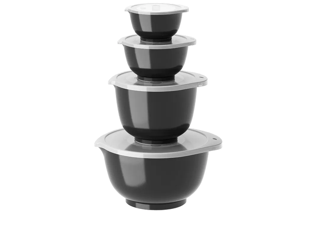  Set med Marghereteskålar inkl lock - Svart - Hus-modern.se