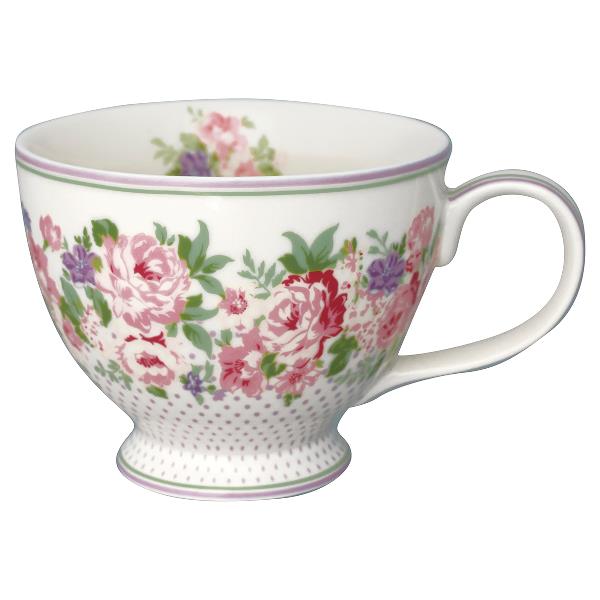 GreenGate Tekopp Rose white - Hus-modern.se