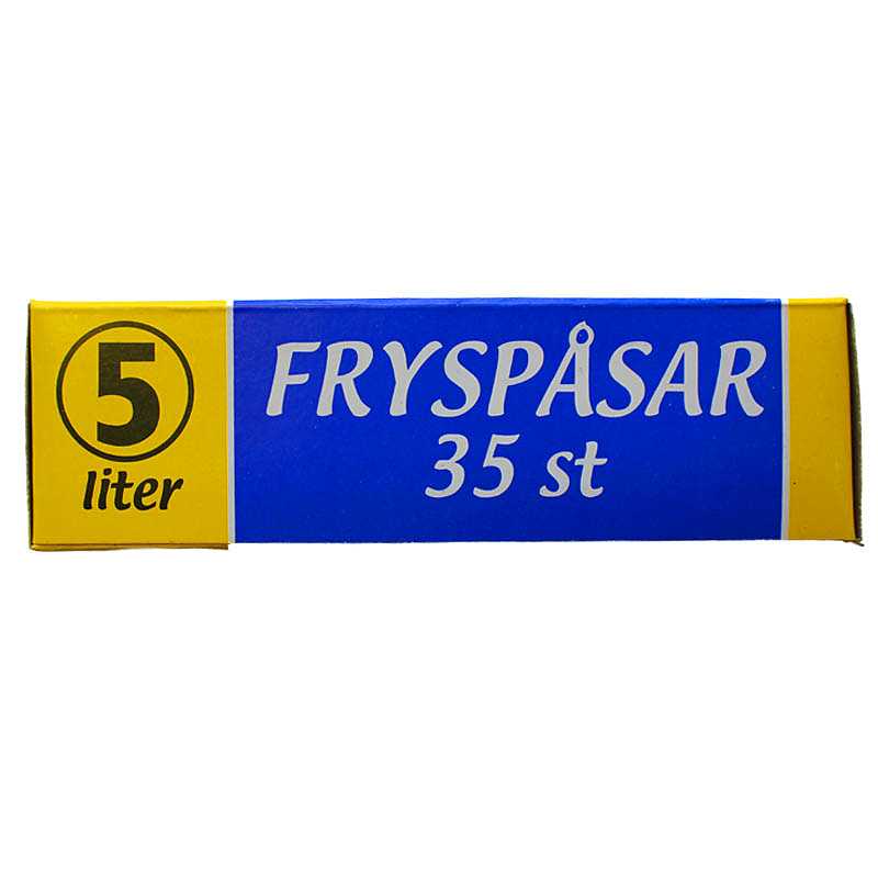 Fryspåsar 5 liter - 35 st - Hus-modern.se