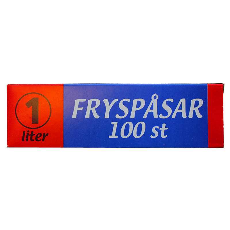  Fryspåsar 1liter - 100 st - Hus-modern.se