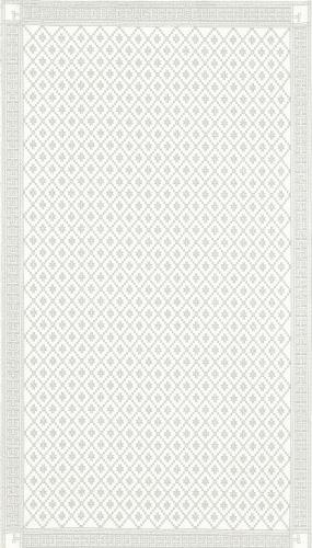  Stor Duk i halvlinne Åttebladrose 150 x 260 - Hus-modern.se