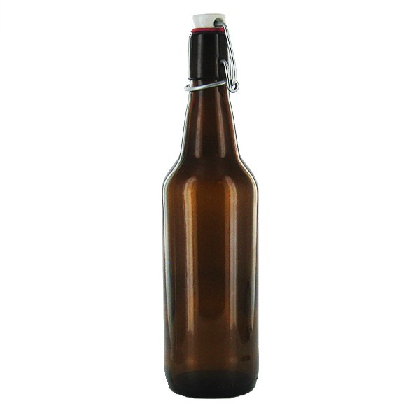 Flaska brunt glas 0,5 l - Hus-modern.se