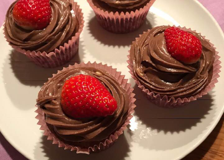 Choklad cupcakes