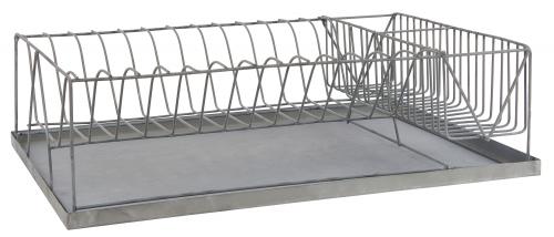 Diskställ med uppsamlingsbricka zink - Hus-modern.se