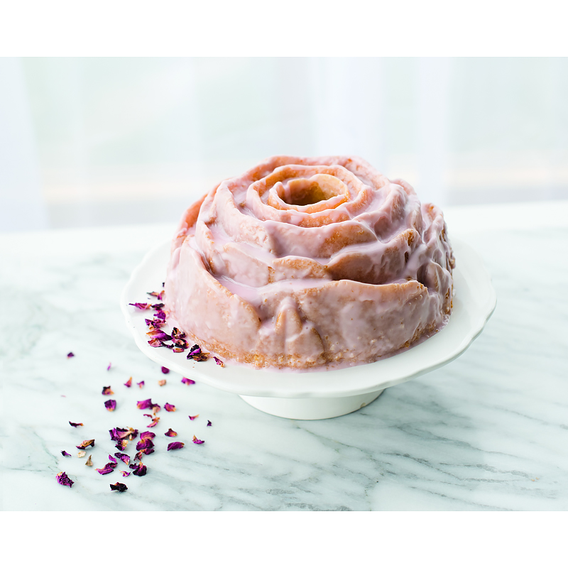 Nordic Ware Bakform Rose Bundt® Pan Platinum - Hus-modern.se