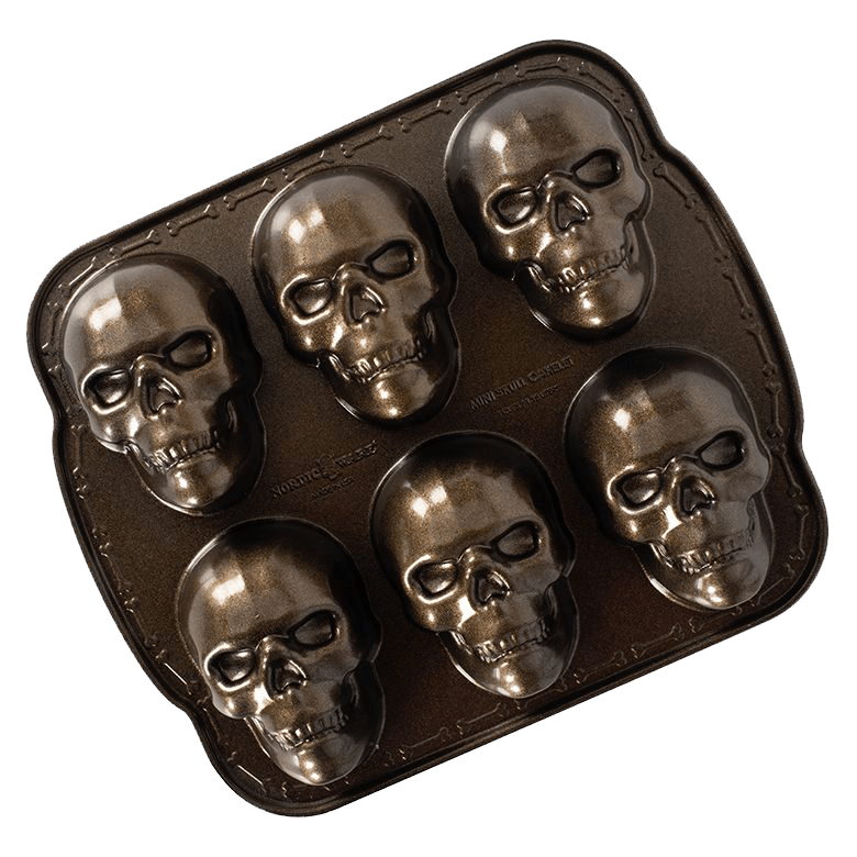 Nordic Ware Bakform Hunted Skull cakelet Pan - Hus-modern.se