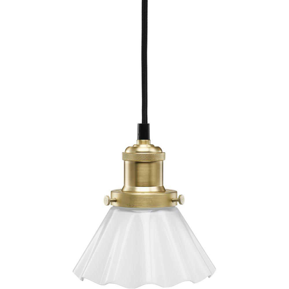 Veckad fönsterlampa liten vit - Hus-modern.se