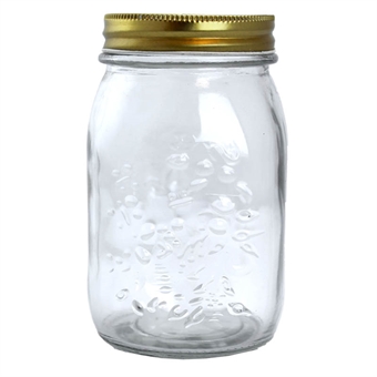Konserveringsburk med skruvlock 0,5 liter - Hus-modern.se
