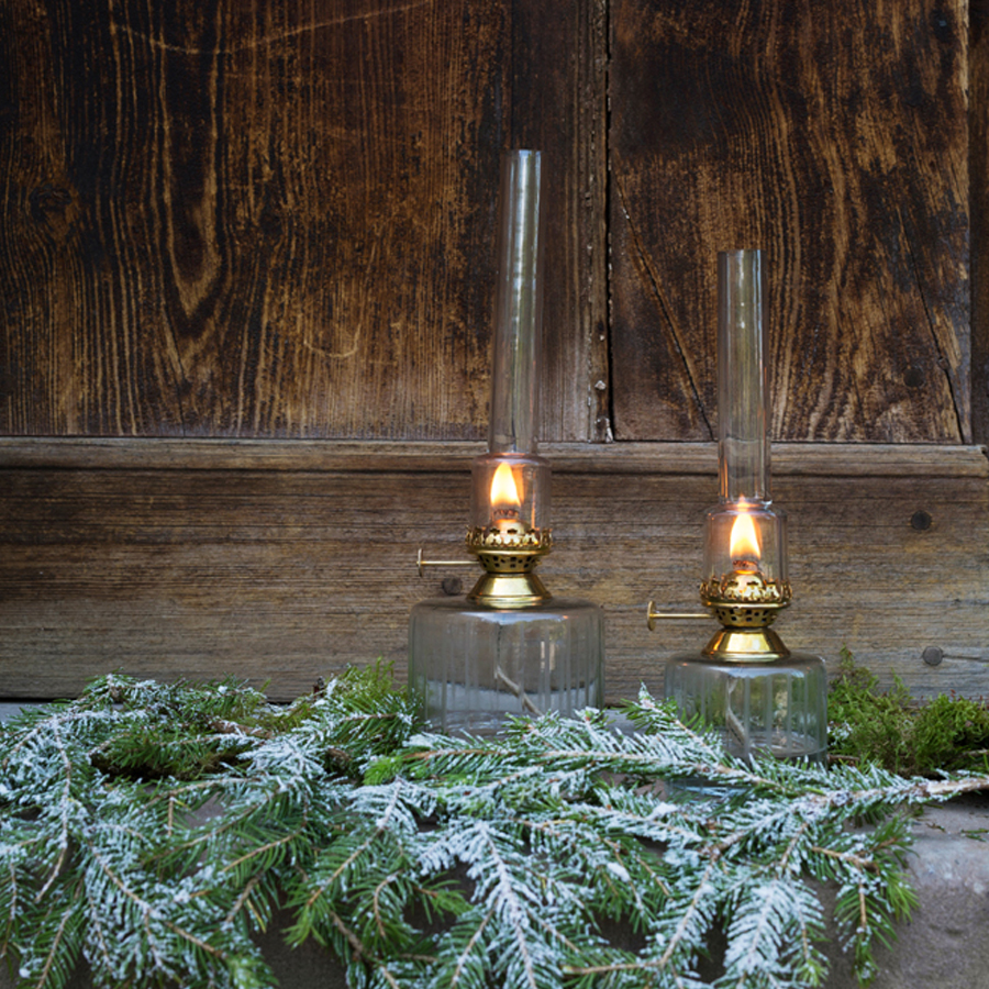  Fotogenlampa liten rak mörkt glas - Hus-modern.se