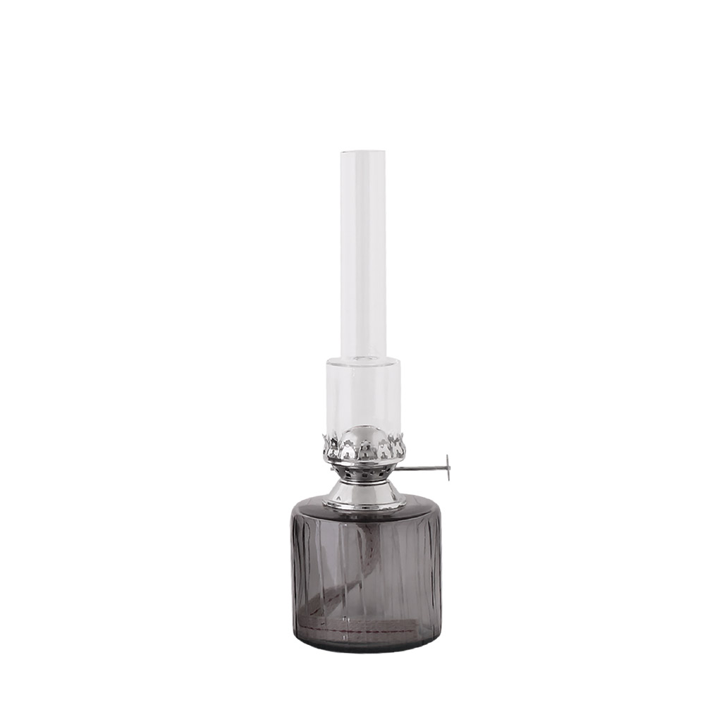 Fotogenlampa liten rak mörkt glas - Hus-modern.se