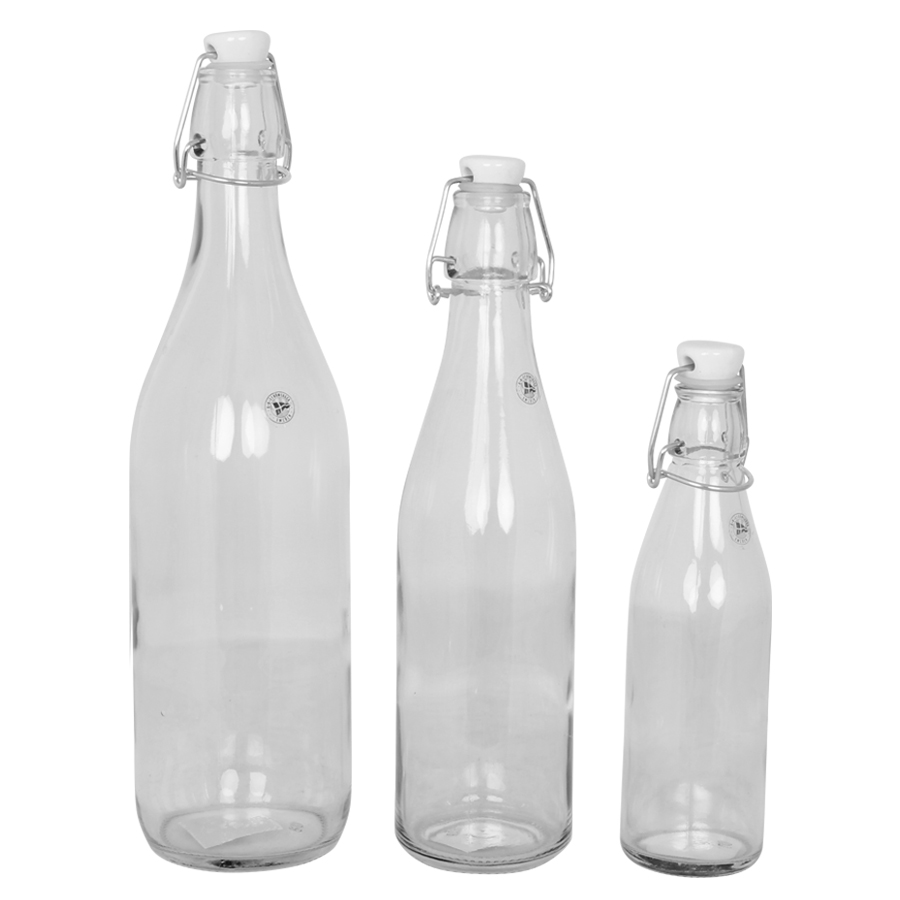  Glasflaska med patentkork 0,5 l - Hus-modern.se