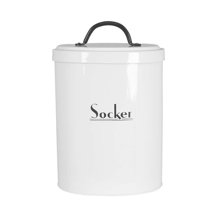 Plåtburk Socker - Hus-modern.se