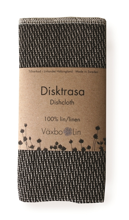 Växbo Lin Disktrasa Svart - Hus-modern.se