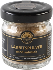 Werners Lakritspulver med salmiak 25 g - Hus-modern.se